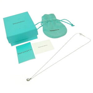 TIFFANY Co Silver Olive Leaf Pearl Necklace